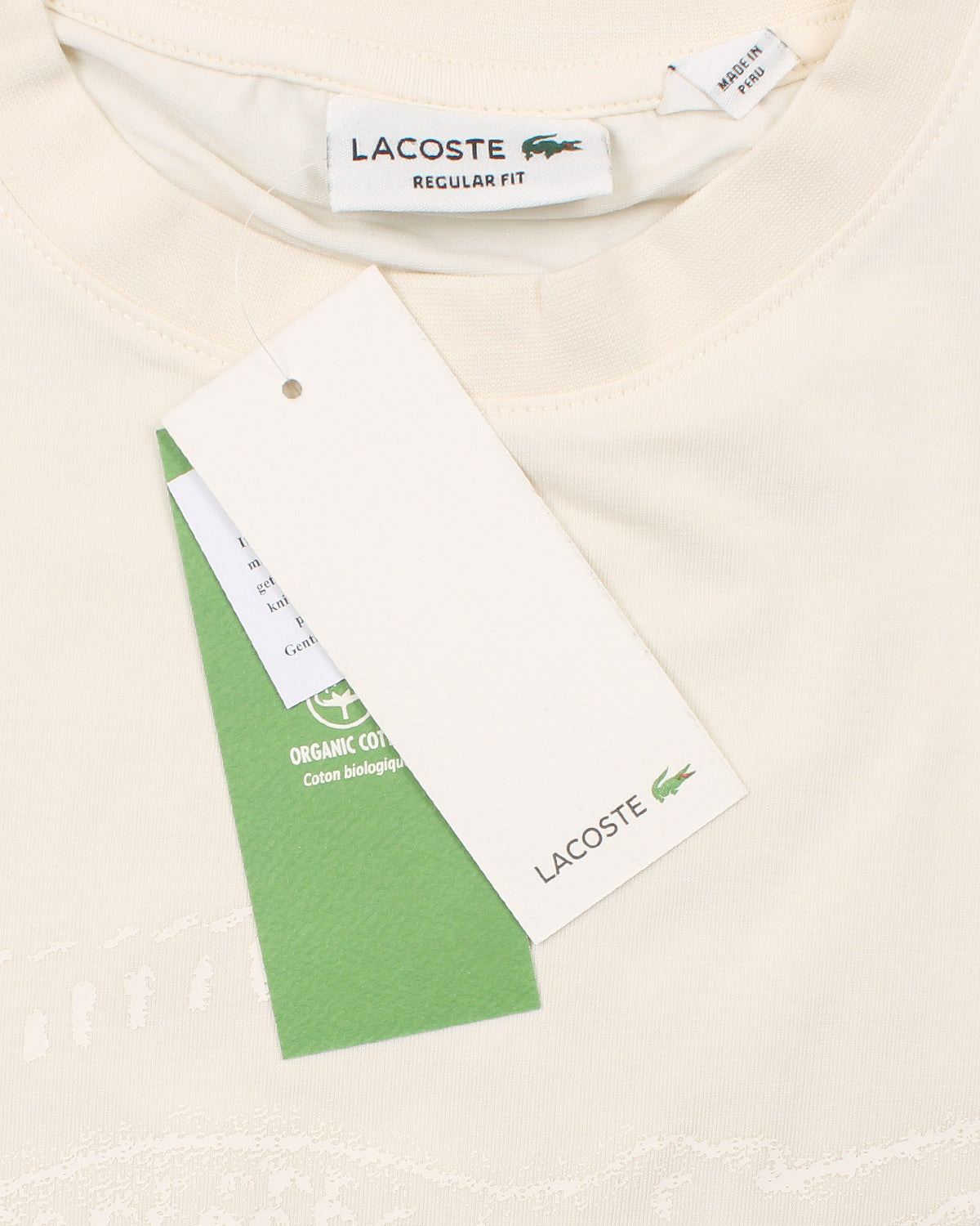 Men's Funky Lac. T Shirt - Off White