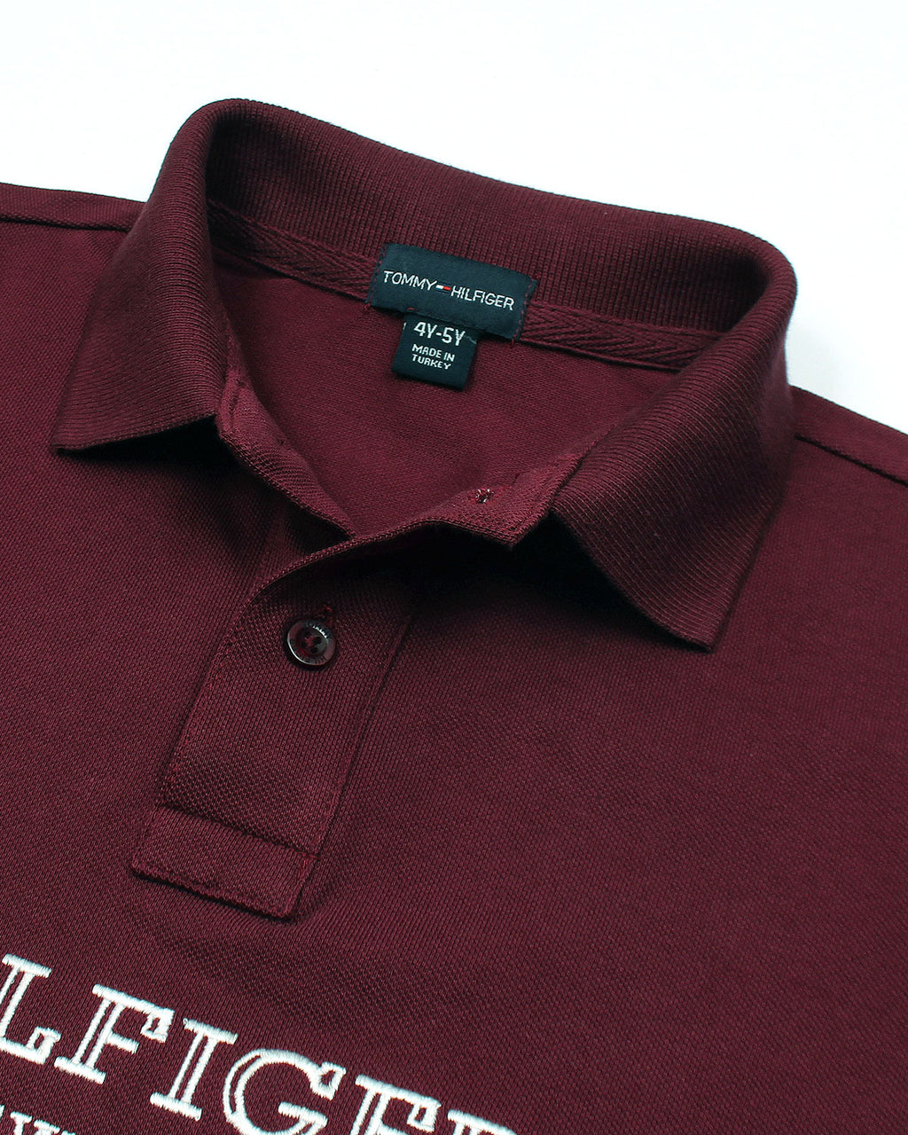 Premium Kids Hilfiger Nyc Polo Shirt - Maroon