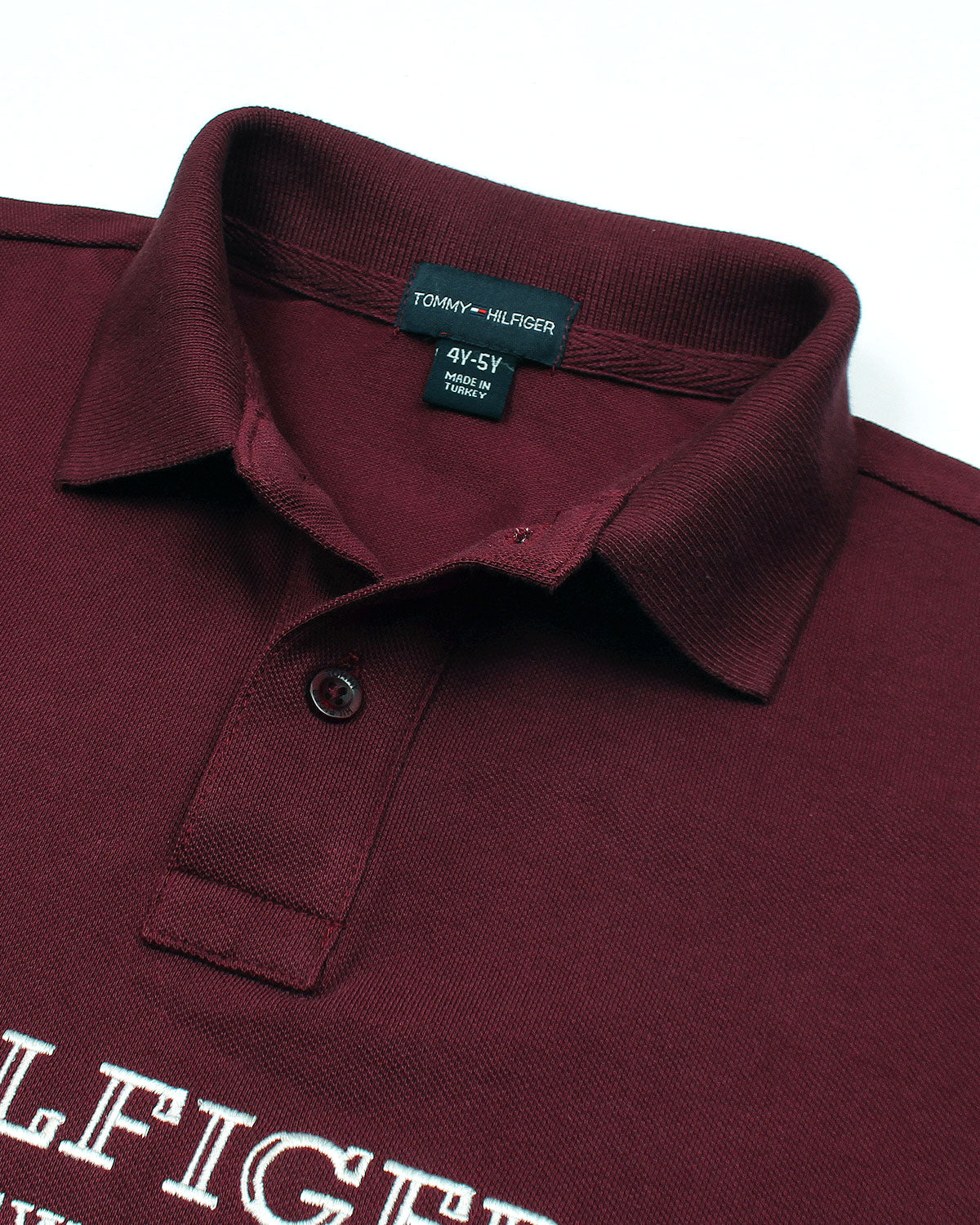 Premium Kids Hilfiger Nyc Polo Shirt - Maroon