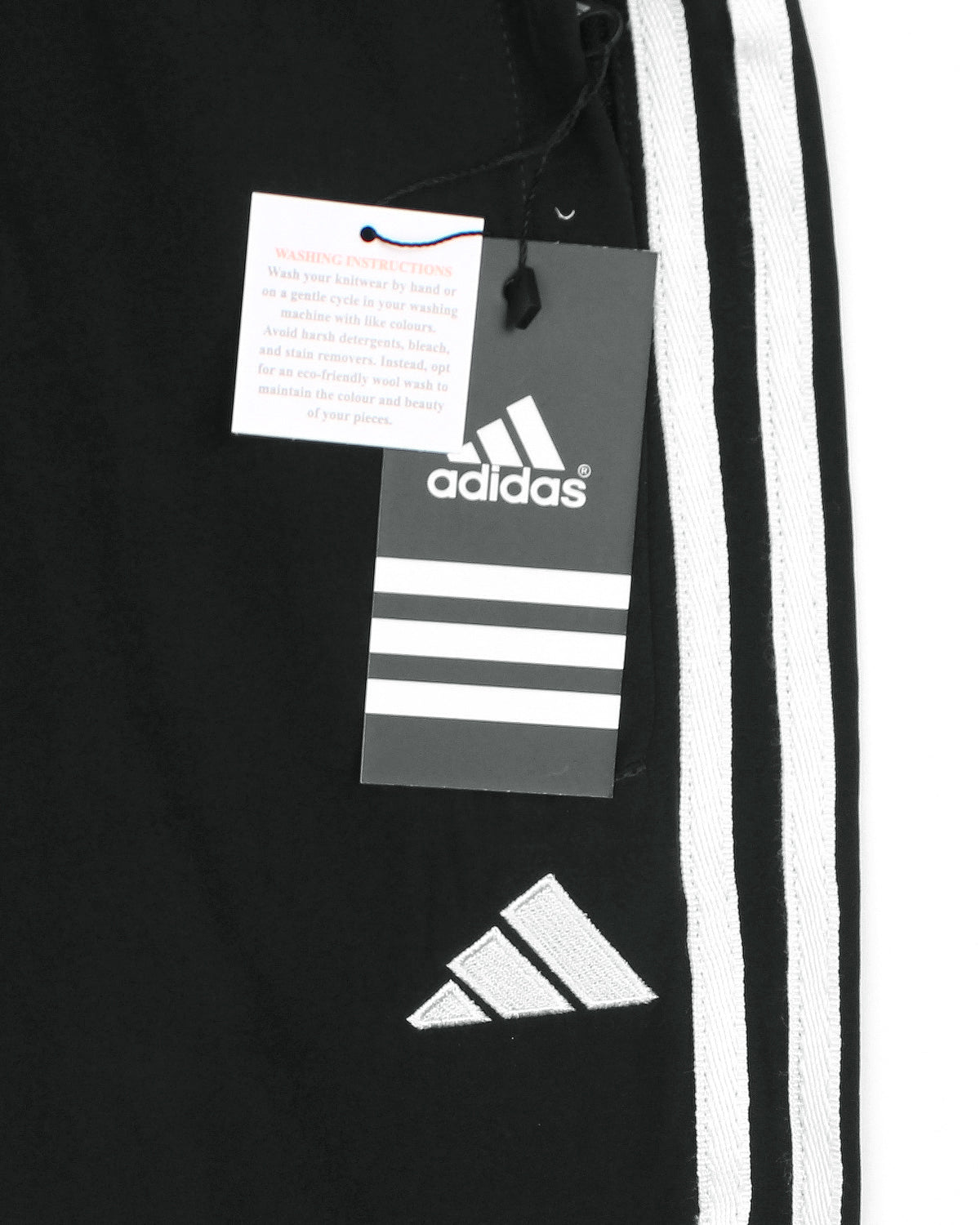 Adi. Tricot Three Stripes Track Pant - Black