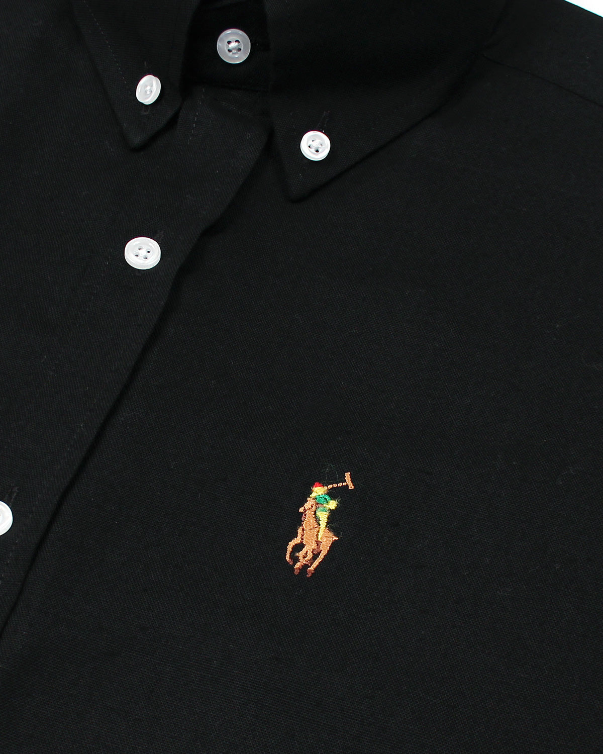 Premium Iconic Men Oxford Shirt -  Black