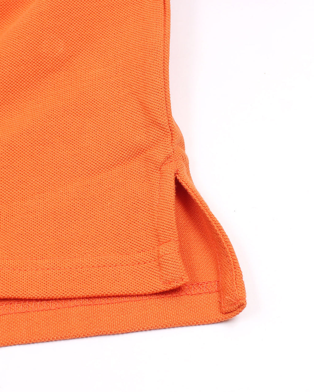 Premium Men Contrast Panel Polo - Orange