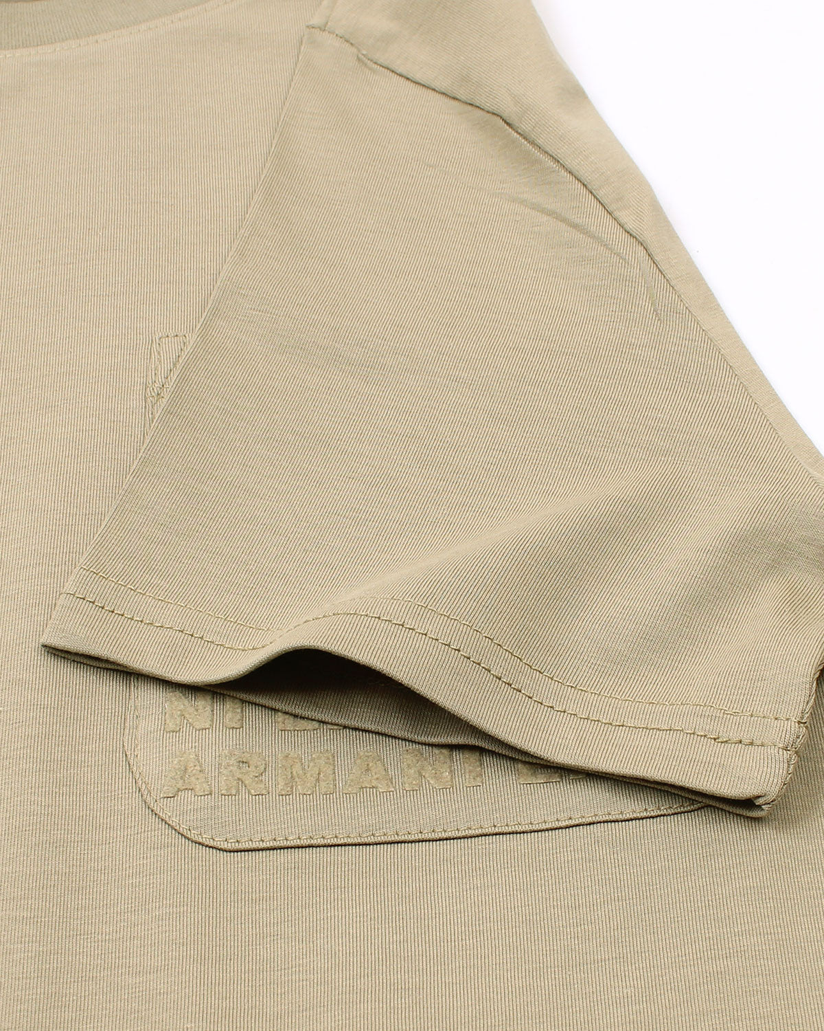 Men's Pocket A-X T Shirt - Beige