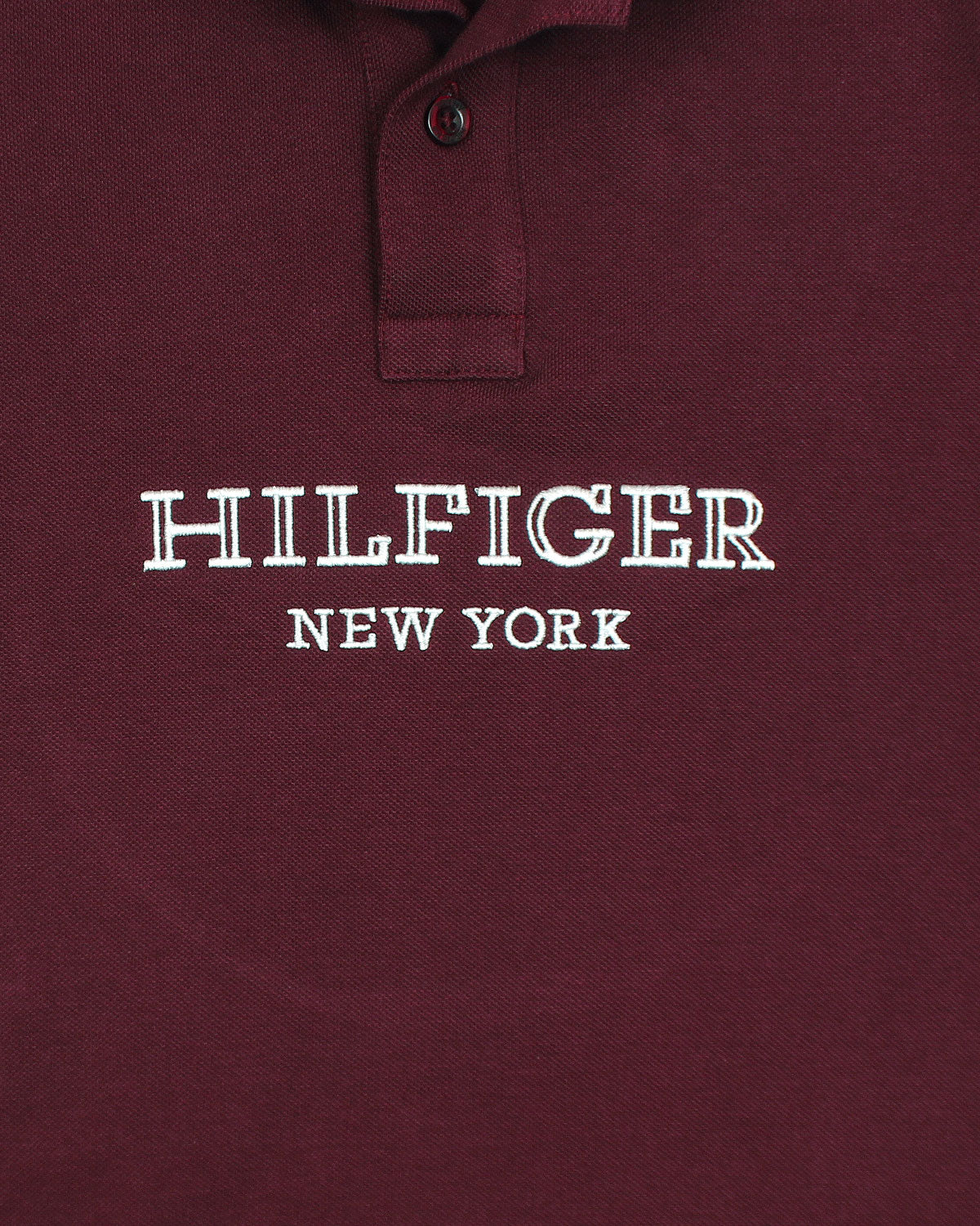 Premium Kids Hilfiger Nyc Polo Shirt - Maroon
