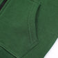 Premium Kids’ Bear Zip-Up Hoodie – Forest Green