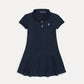 Premium Baby Girl R-L Polo Dress - Navy Blue