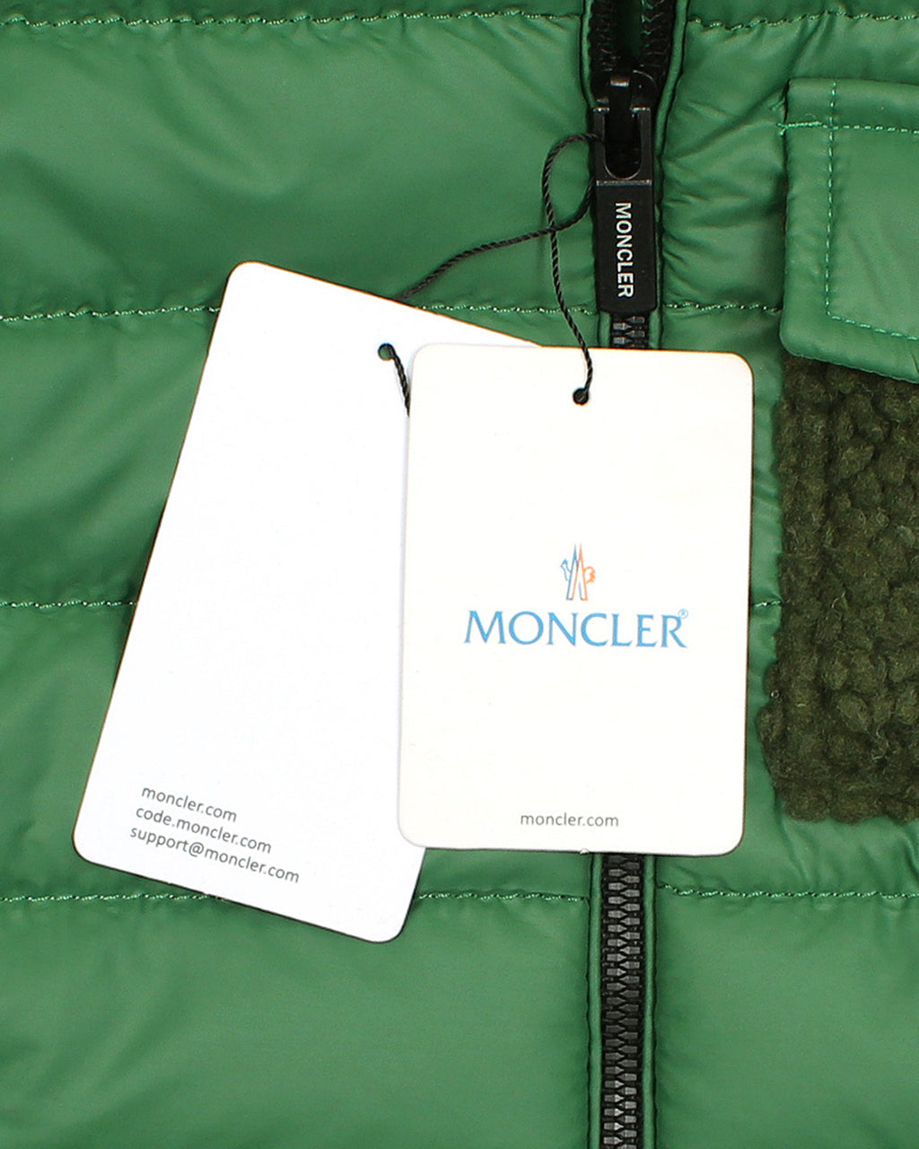 Kids Mon. Puffer Hooded Jacket - Green