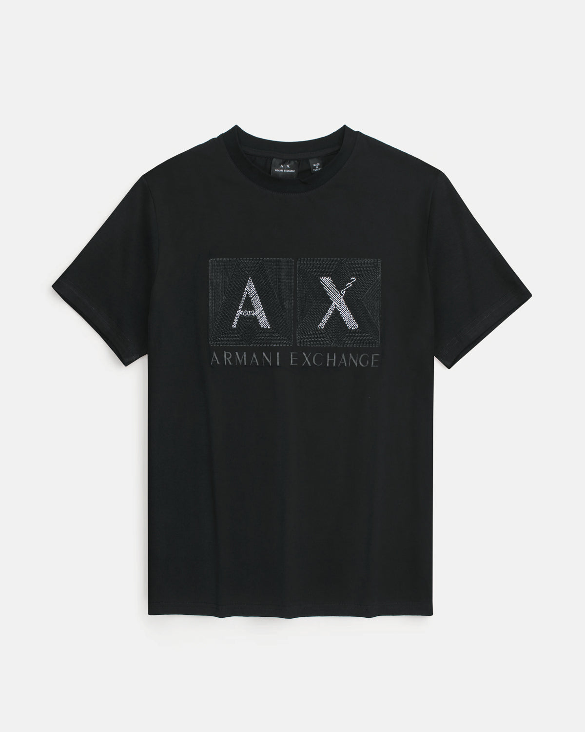 Men's A.X Emb. T Shirt - Black