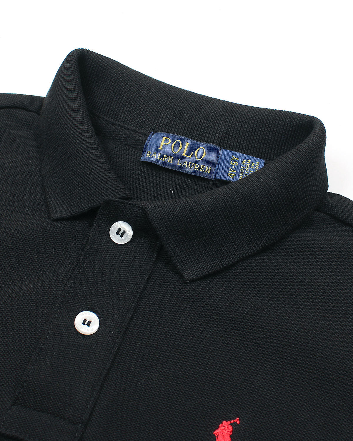 Kids Iconic Classic Polo Shirt - Black