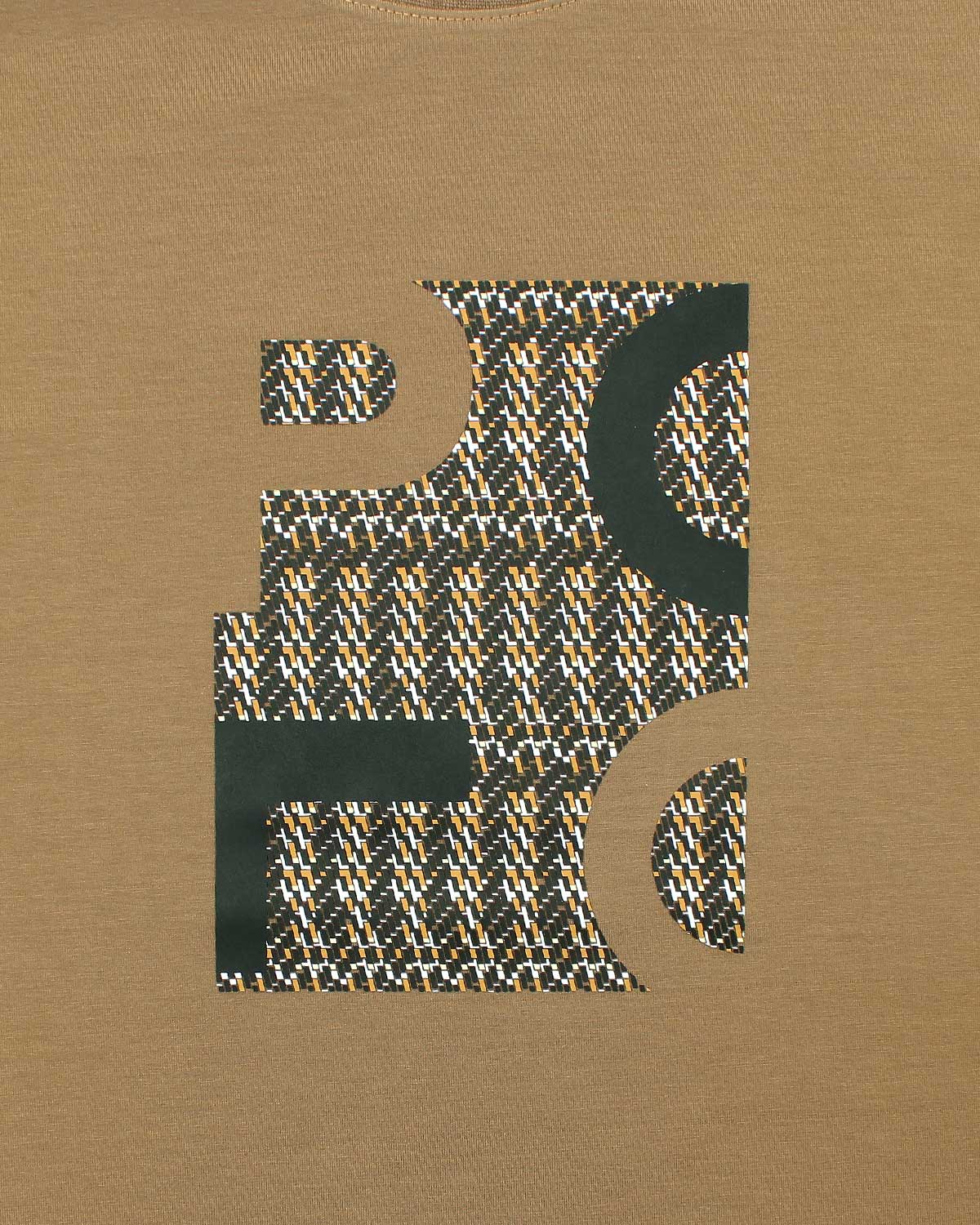 Men's Graphitic R-L Oversize T Shirt - Brown