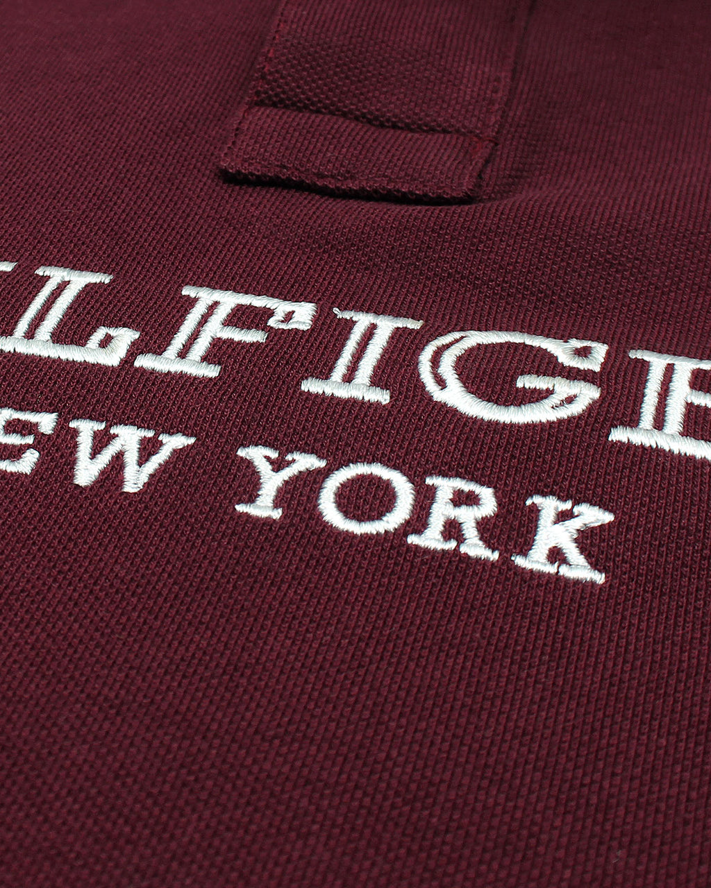 Premium Kids Hilfiger Nyc Polo Shirt - Maroon