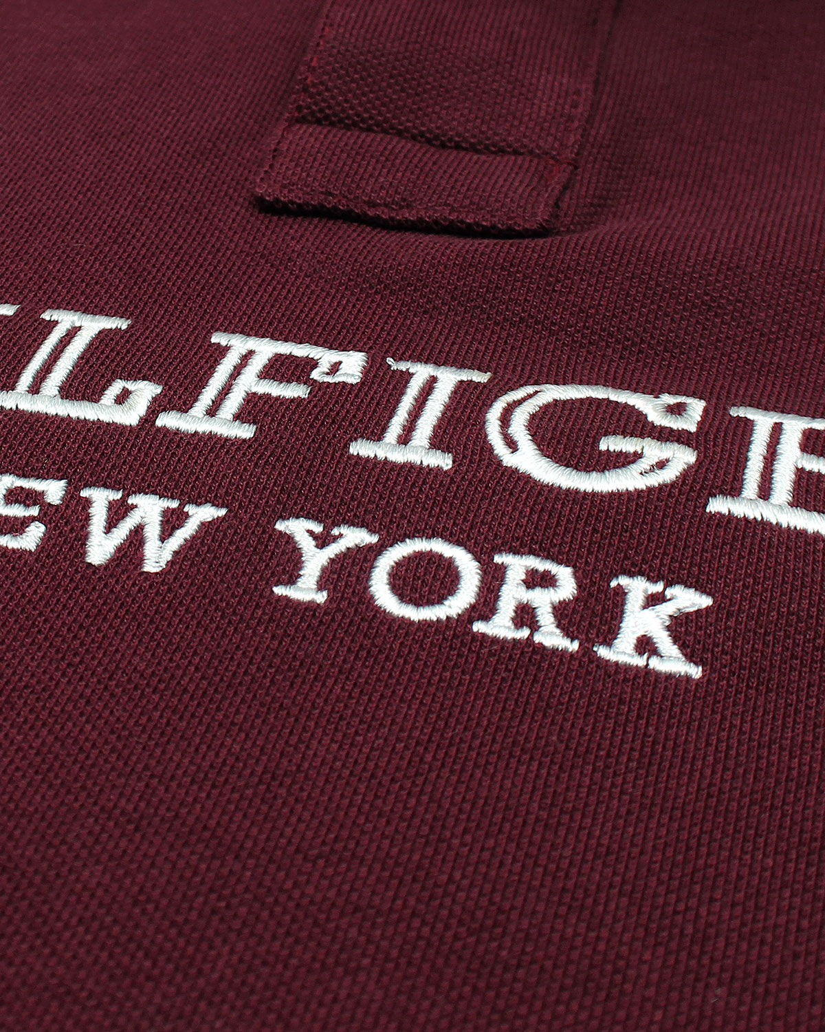 Premium Kids Hilfiger Nyc Polo Shirt - Maroon