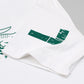 Lac. Men's Oversized Graphic Logo T-Shirt – White