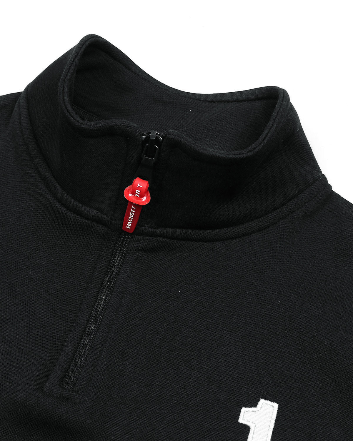 Classic HKT Quater Zipper - Black