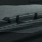Exclusive HKT Men’s Striped Panel Logo Polo - Black