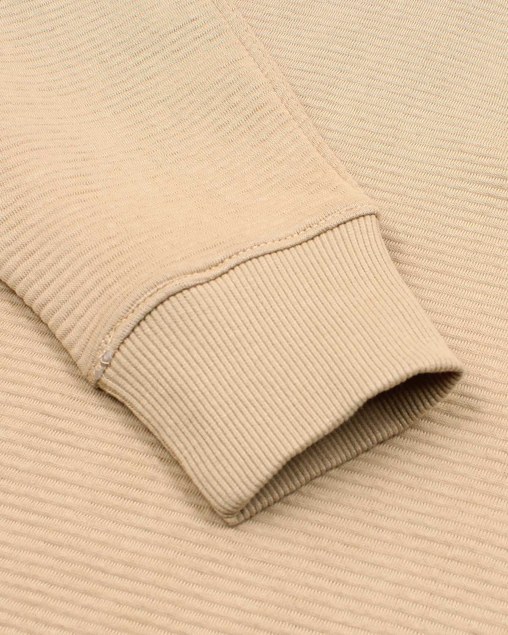 Premium Men's Loc. Mock Neck - Beige