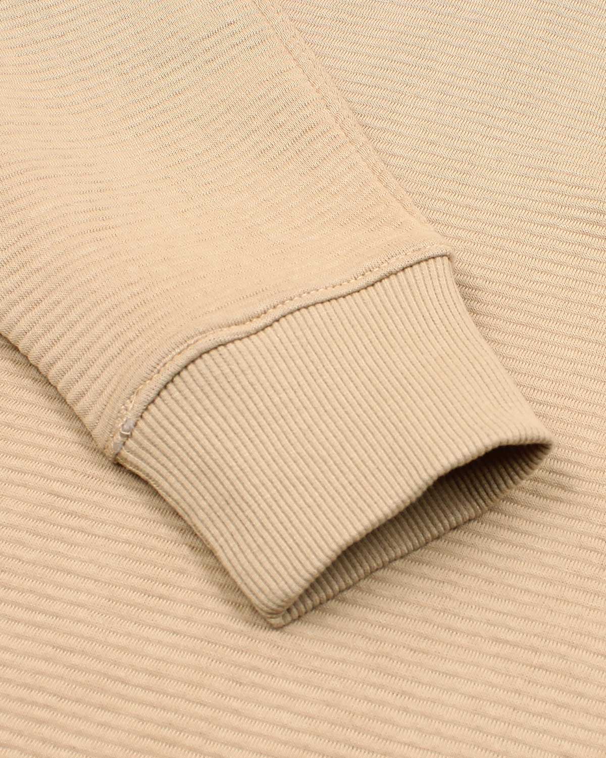 Premium Men's Loc. Mock Neck - Beige