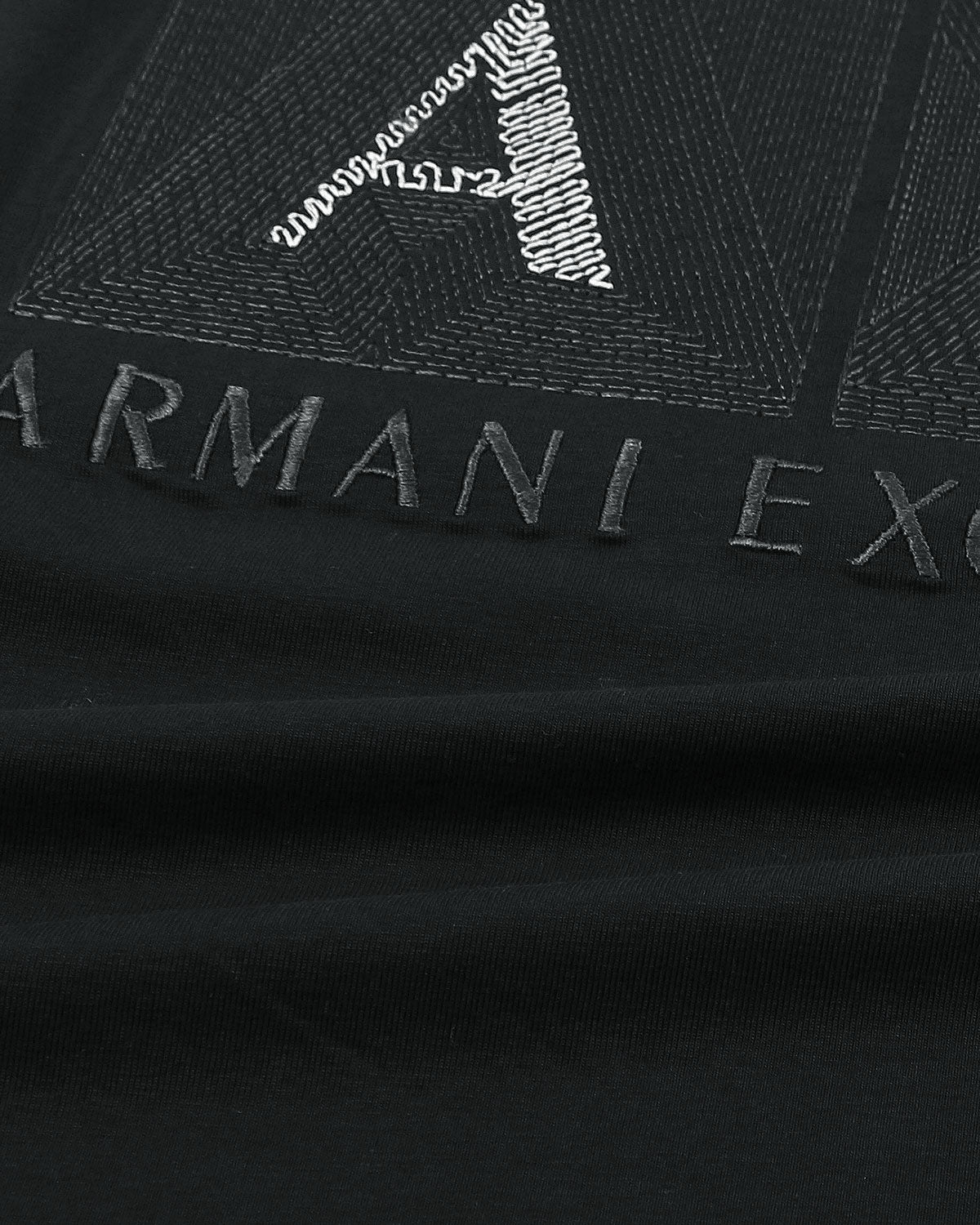 Men's A.X Emb. T Shirt - Black