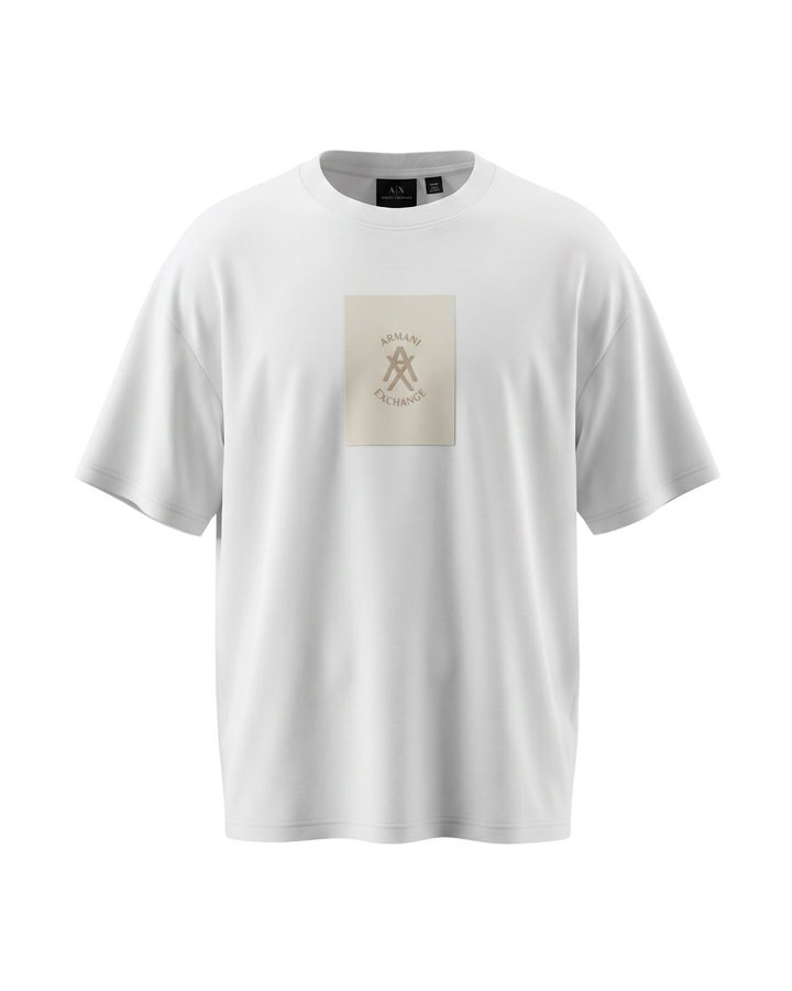 Men's Oversize A-X T Shirt - White