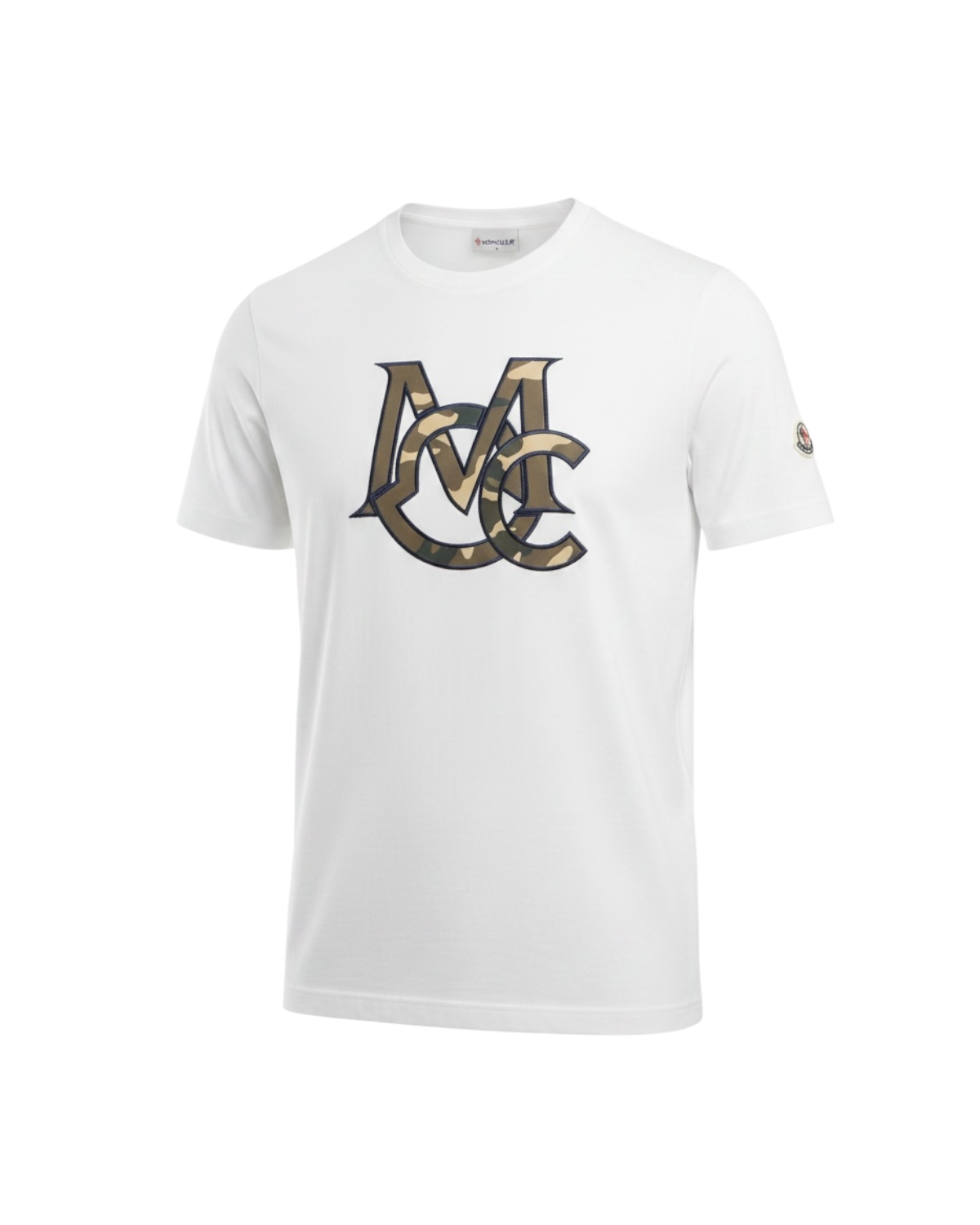 Men's Mon. Camouflaged T Shirt - White