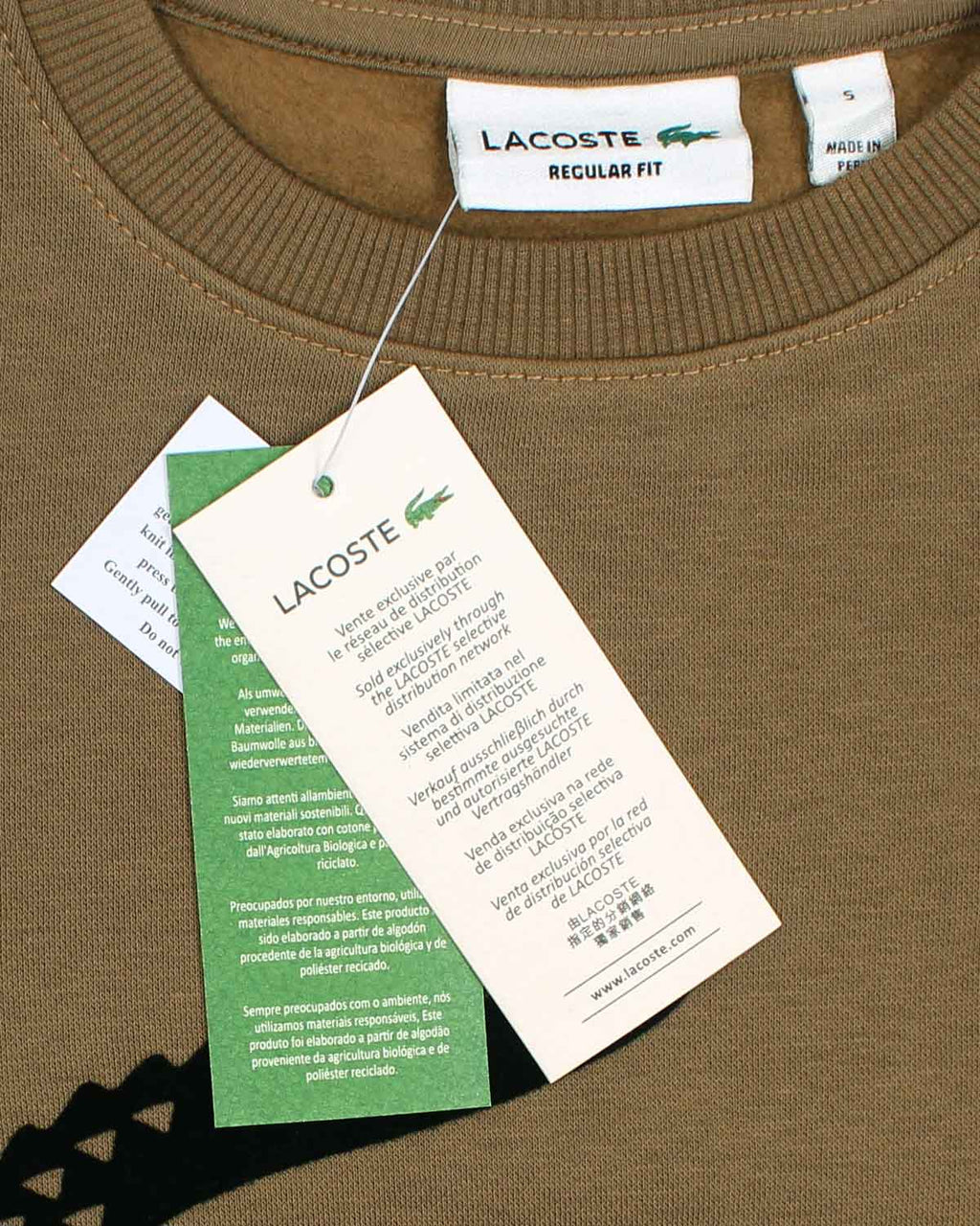 Premium Loc. Men's Croc Batch Sweat - Brown