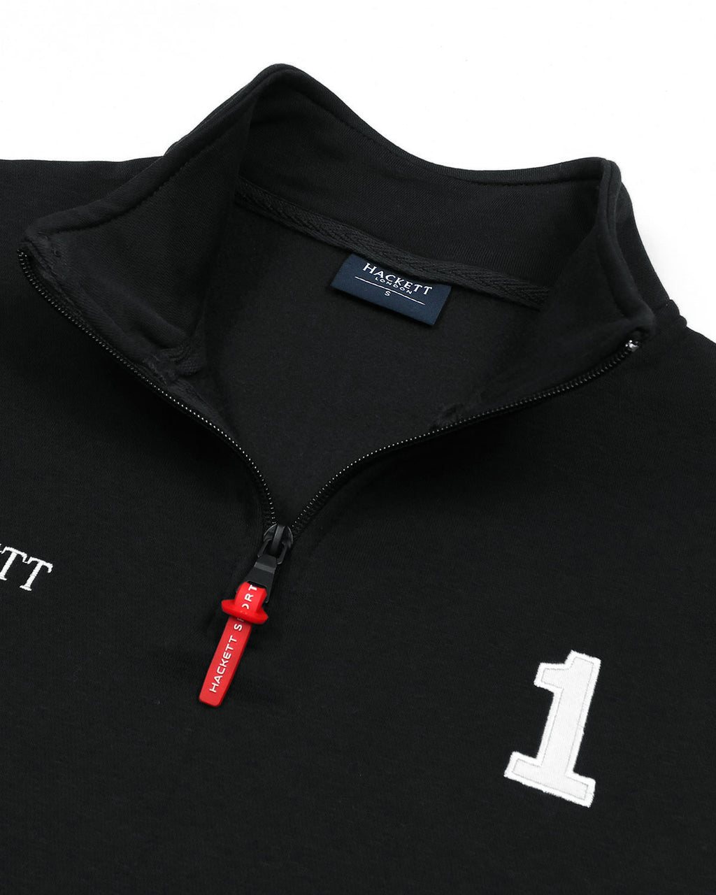 Classic HKT Quater Zipper - Black