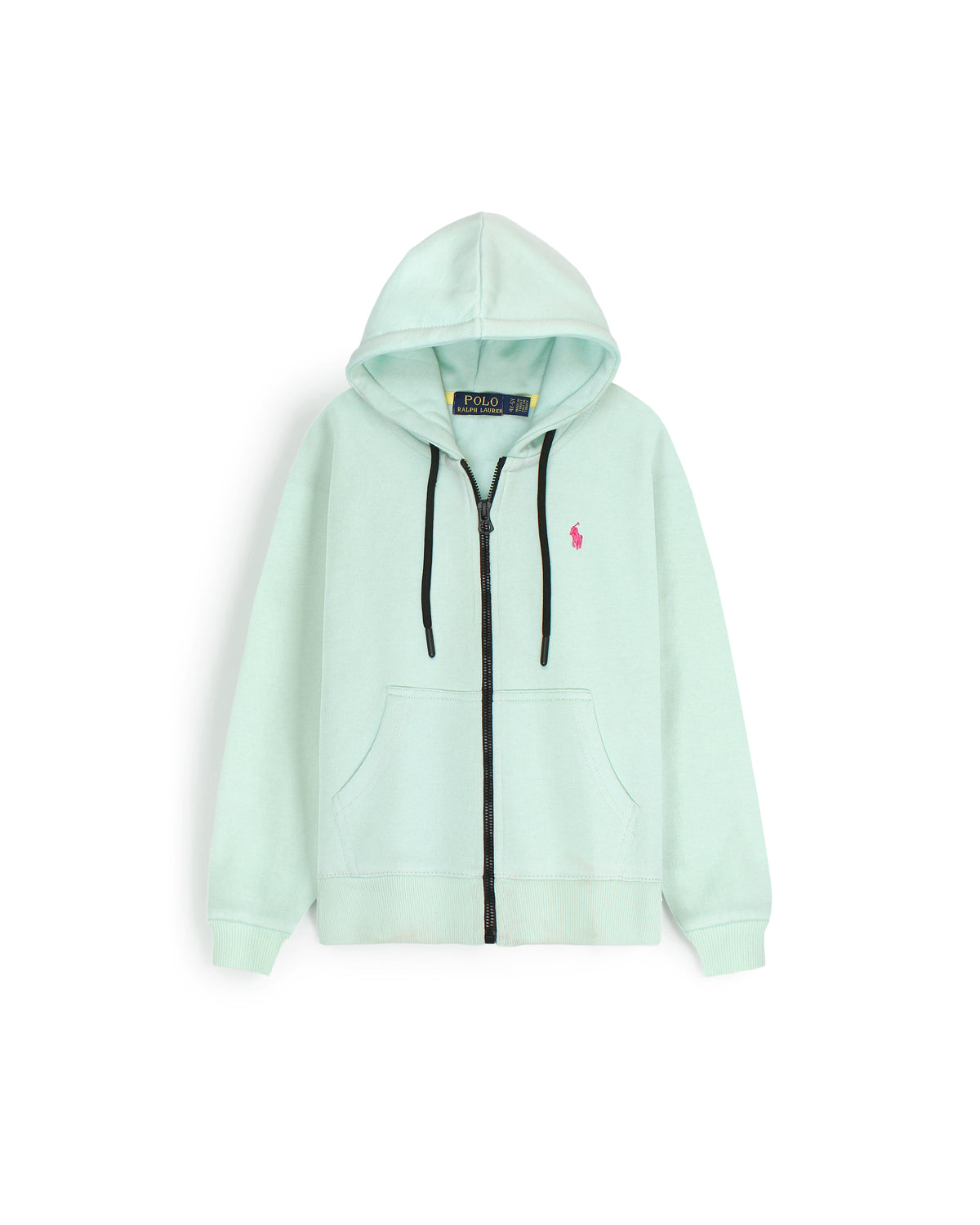Premium Kids R-L Zip-Up Hoodie – Mint Green