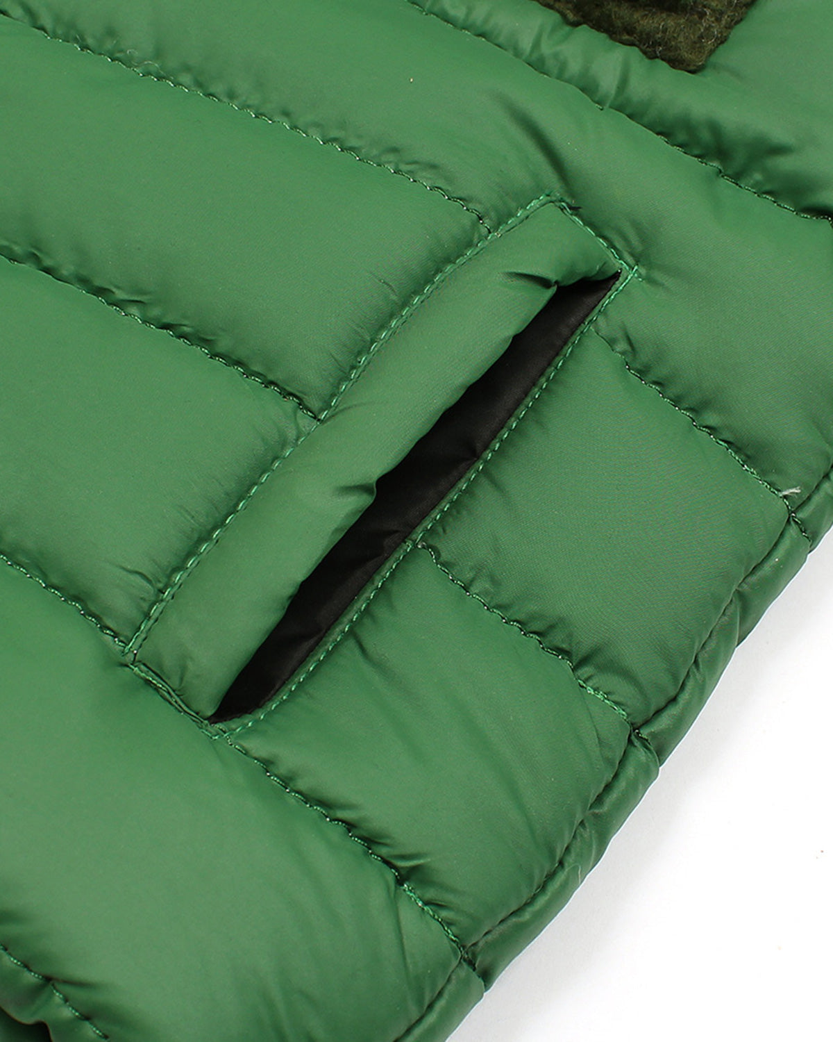 Kids Mon. Puffer Hooded Jacket - Green