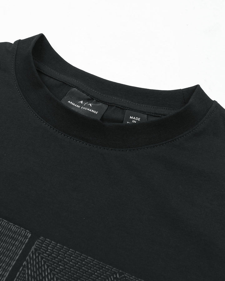 Men's A.X Emb. T Shirt - Black