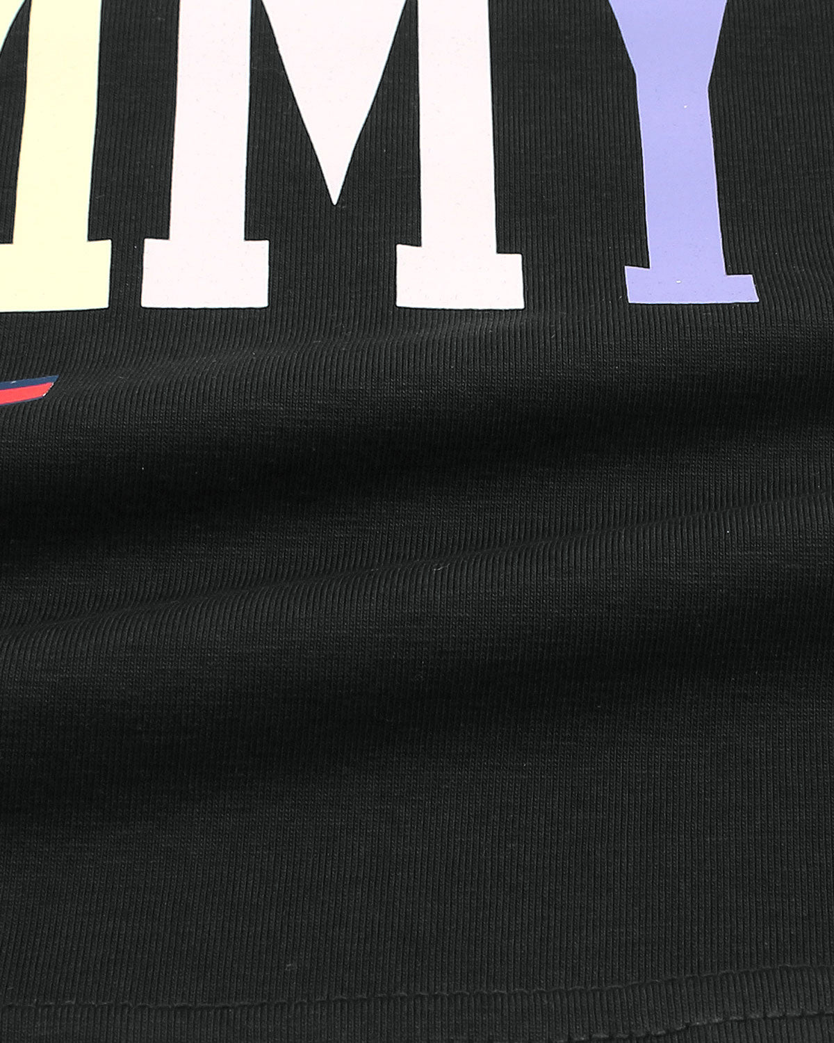 Baby Girls Cropped Tom. T Shirt - Black