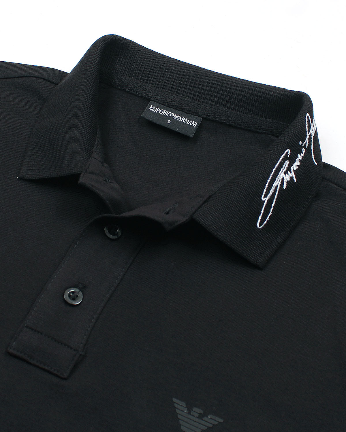 Men's EA. Collar Polo Shirt - Black