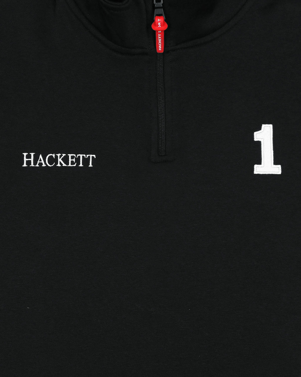 Classic HKT Quater Zipper - Black