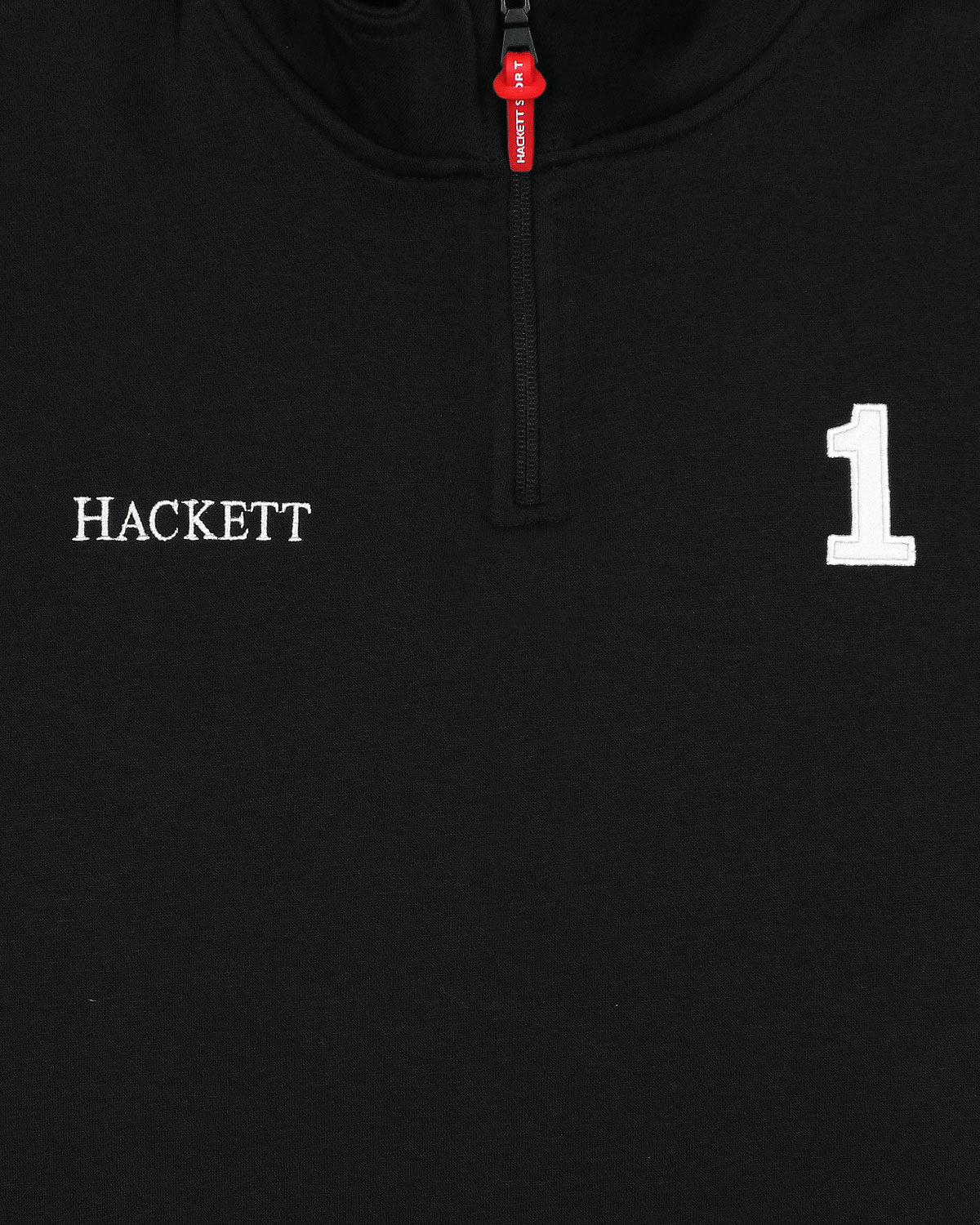 Classic HKT Quater Zipper - Black