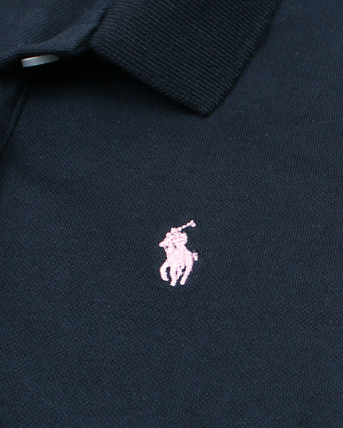 Premium Baby Girl R-L Polo Dress - Navy Blue