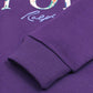 Premium Baby Girls Flowered Sweat - Purple