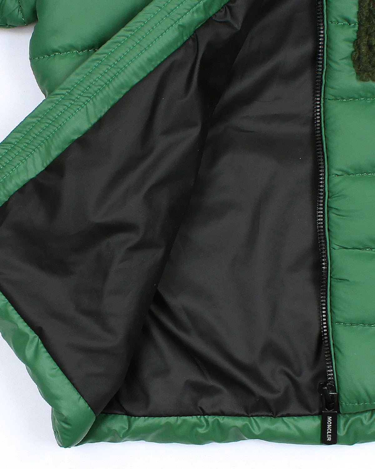 Kids Mon. Puffer Hooded Jacket - Green