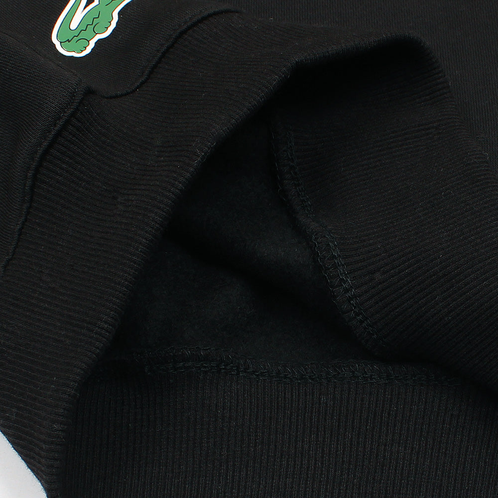 Kids Lac. Embraided Sweatshirt - Black