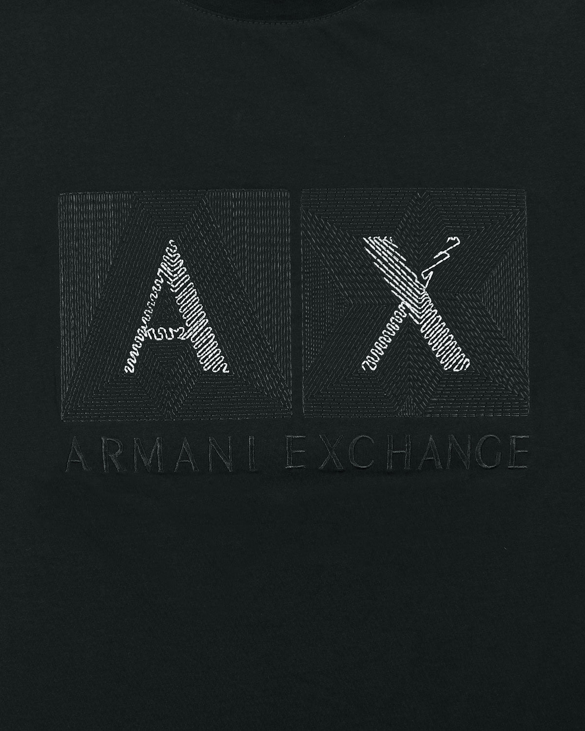 Men's A.X Emb. T Shirt - Black