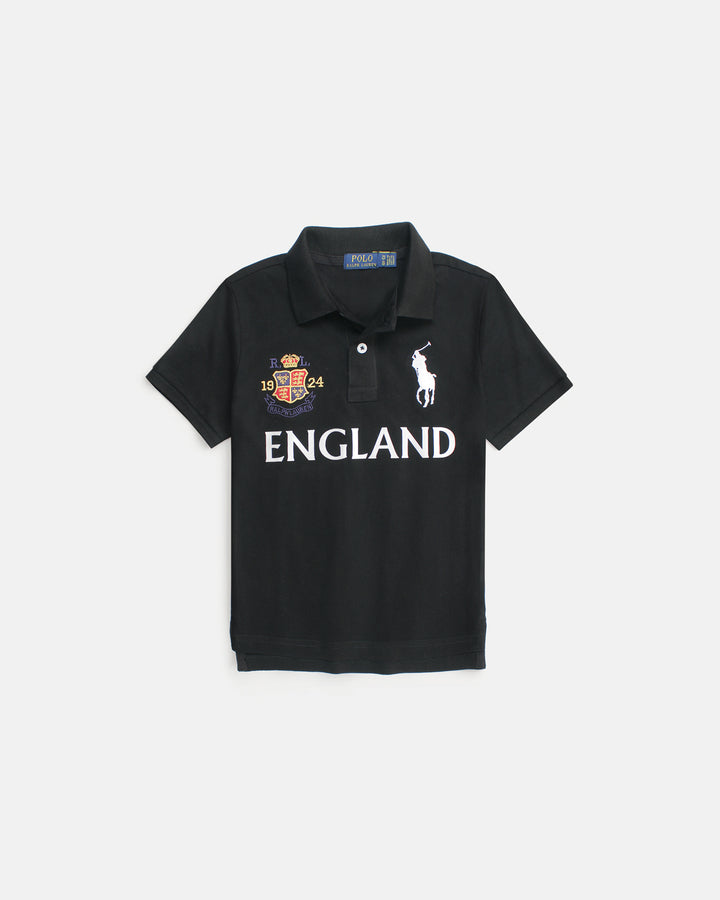 Kids Country Eng. Polo Shirt - Black