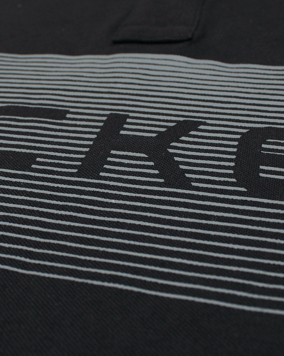 Exclusive HKT Men’s Striped Panel Logo Polo - Black