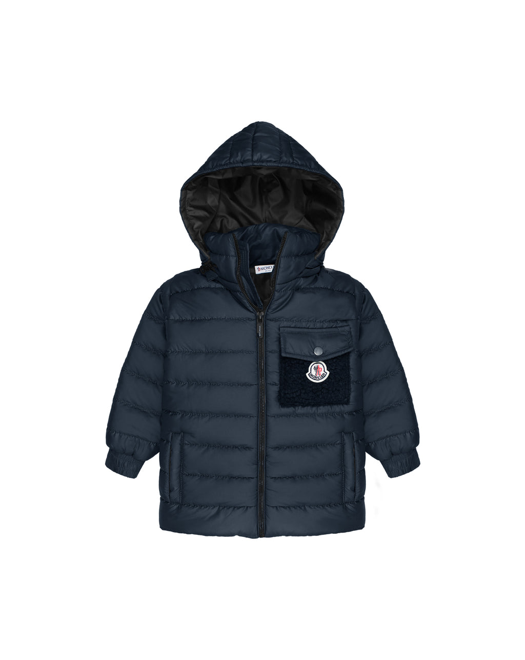 Kids Mon. Puffer Hooded Jacket - Navy Blue