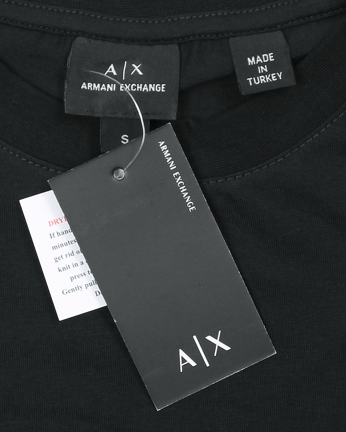 Men's A.X Emb. T Shirt - Black