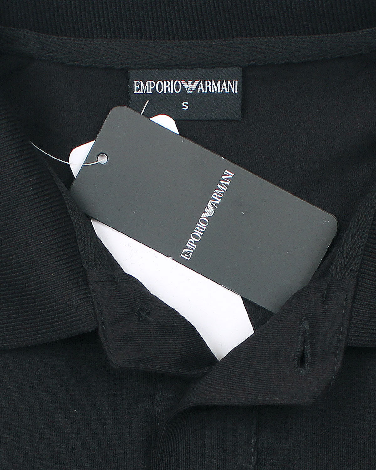 Men's EA. Collar Polo Shirt - Black