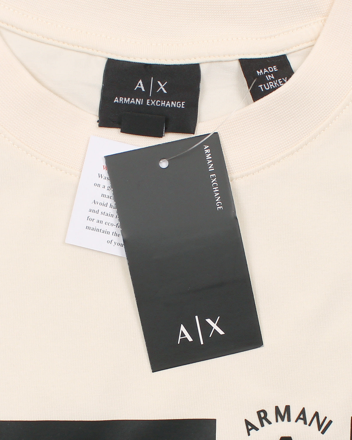 Men's A-X Iconic T Shirt - Off White