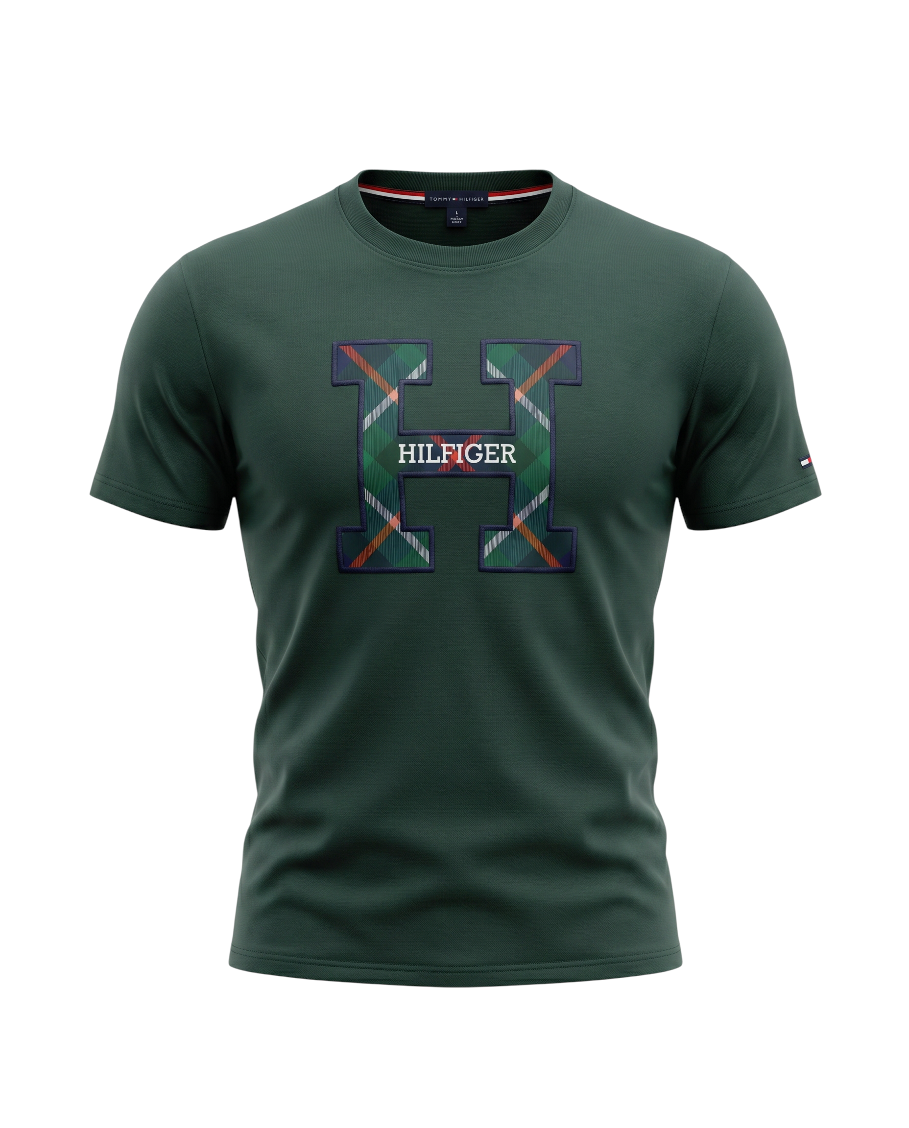 Men's Hil. Motive T Shirt - Green