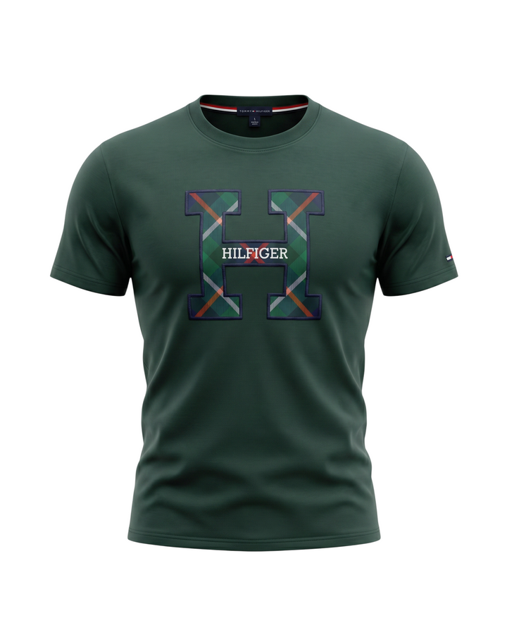 Men's Hil. Motive T Shirt - Green