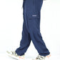 Premium Relaxed Fit Micro Trouser - Navy Blue