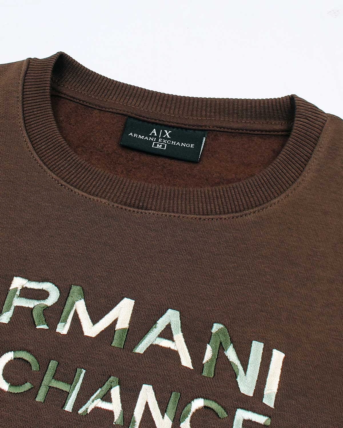 Exclusive A-X Camo Mens Sweat - Brown