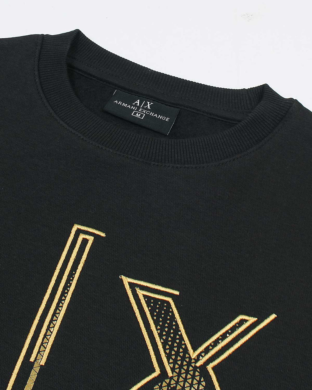 Premium A-X Gold Mens Sweat - Black
