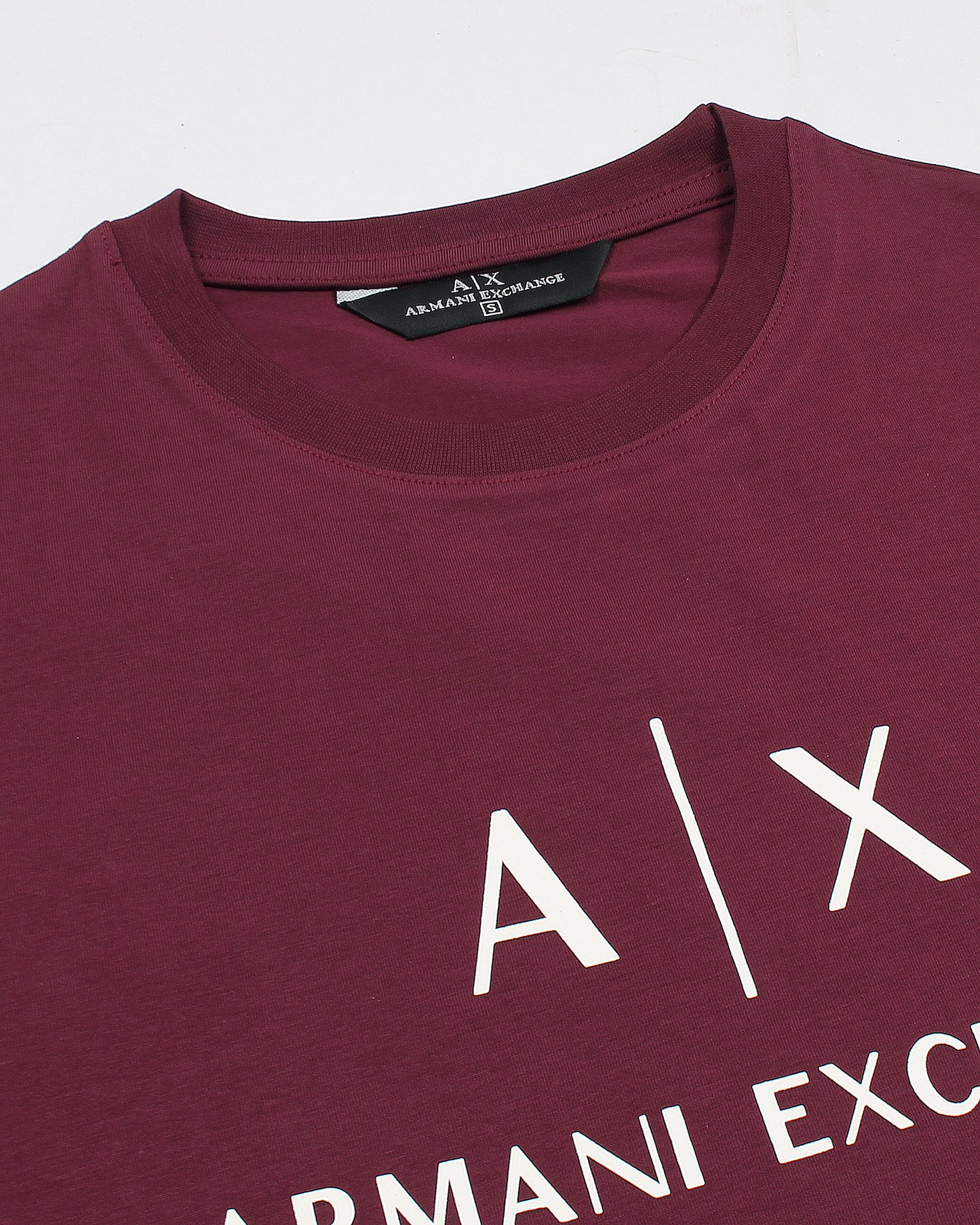 Exclusive A-X Sign Tee Shirt - Maroon